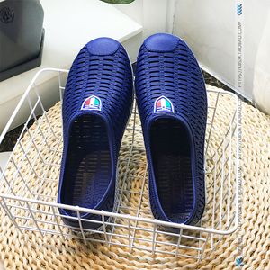 包头男士凉拖鞋透气软底洞洞鞋工作休闲户外防滑鞋橡胶运动版凉鞋