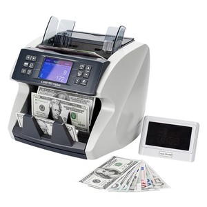 多国货币点验钞机A类银行A级混点合计金额美元欧元马币美金外币机