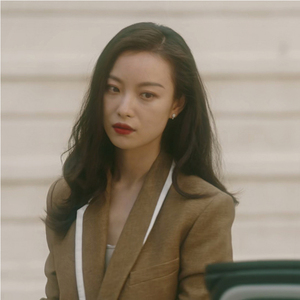 倪妮流金岁月同款气质英伦风早春外套拼色通勤双排扣大口袋小西装