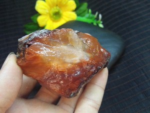 161克贺州荔枝冻玉石宝石奇石原石挂件料料石