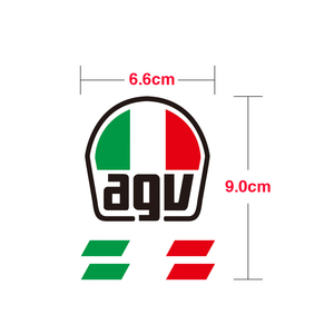 大号agv rossi 罗西头盔贴纸46号摩托车贴纸防水反光贴花改装车贴