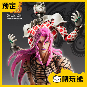模玩熊 medicos 超像可动 jojo 绯红之王 迪亚波罗 手办 再版追定