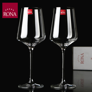 捷克进口RONA水晶玻璃白葡萄酒杯波尔多红酒杯高脚杯香槟杯雷司令