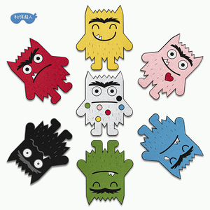 凌格格吉祥04淘宝我的情绪小怪兽color monster手工