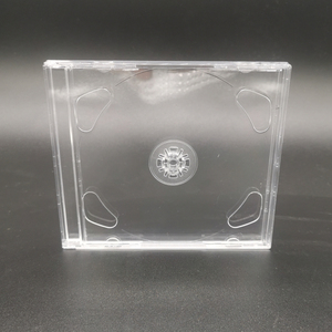 加厚80克（09明双）CD方盒 CD空盒 光盘盒 透明单面CD盒 光盘CD