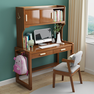 书桌上面的架子实木