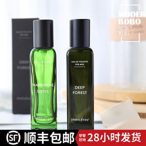 李敏镐代言韩国innisfree悦诗风吟男士香水30ml男香人松木佛手柑