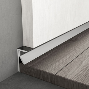 持雍金属踢脚线暗装石膏板收口条墙面贴隐藏式扫脚线地脚线地角线