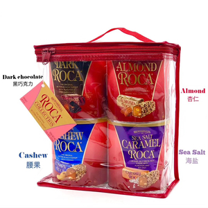 美国Almond Roca乐家杏仁糖/太妃糖/腰果/摩卡口味4罐*284g克礼盒