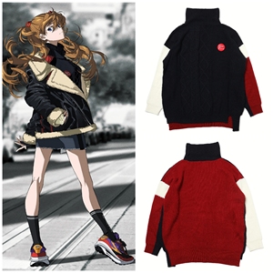 radio eva 新世纪福音战士 明日香 米山舞 针织衫