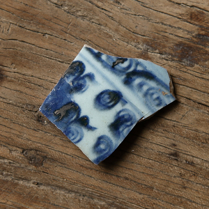 明代中期青花瓶残片明清青花老瓷片标本古瓷器鉴定参考样品老瓷器