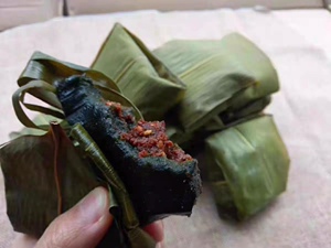湖南湘西怀化特产农家自制手工艾叶粑粑蒿叶粑粑青团纯糯米粉糍粑