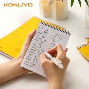 kokuyo国誉线圈本单词本笔记本a5上翻本a6便携口译记忆速记事本
