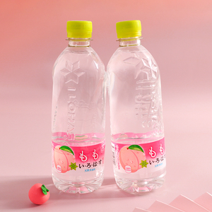 日本进口饮品可口可乐乐活LOHAS白桃味透明饮料540ml桃子天然水