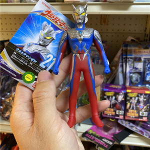 万代奥特曼软胶人偶奥特英雄软胶500系列 21 赛罗奥特曼 赛文儿子