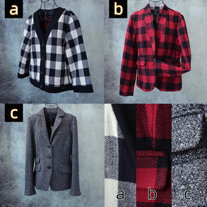 英格兰格子外套