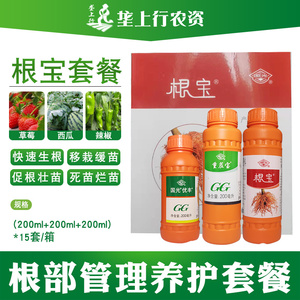国光根宝套餐促生根缓苗壮苗预防死苗烂苗苗床消毒用杀菌剂叶面肥