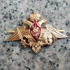 俄罗斯空降兵双头鹰帽徽