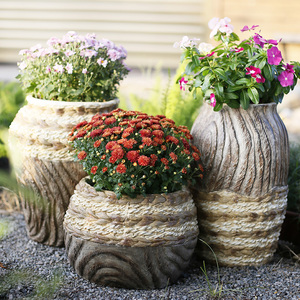 创意个性花盆特大号大口径北欧简约别墅露台园艺阳台庭院装饰布置