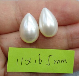 上新天然大水滴淡水珍珠 大颗粒配对耳饰一物一图 代加工包邮顺丰