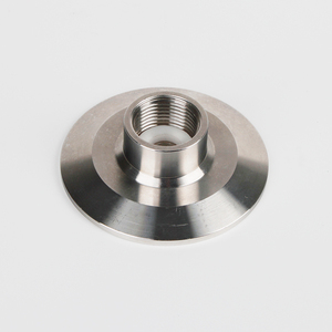 304不锈钢卫生级快装压力表接头底座卡盘内丝螺纹端头m14 m20 m27