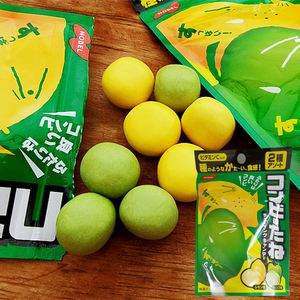 日本进口零食品诺贝尔NOBEL酸苹果柠檬味可乐苏打汽水味糖果35g