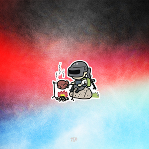 tlp反光车贴 大吉大利蓝洞pubg烤鸡三级头卡通防水贴纸游戏贴纸