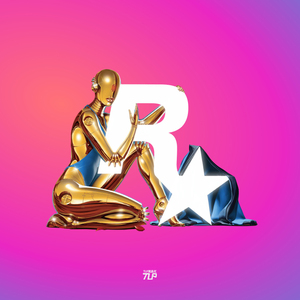 tlp反光贴纸 机器人gt美女r星赛博朋克空山基风格艺术涂鸦防水贴