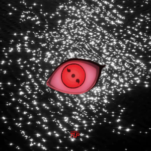 tlp反光车贴 双勾玉写轮眼 火影忍者瞳术眼睛 动漫 平面防水贴纸