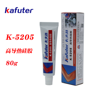 卡夫特K-5205导热硅胶高导热有机硅胶水导热系数2.0散热膏白色80g