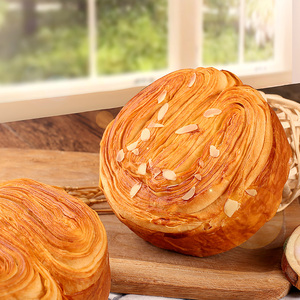 烘培原料高贝速冻丹麦手撕包手撕面包早餐面包冷冻半成品面团6个