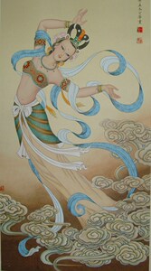 飞天 工笔花鸟 人物 工笔线描 白描稿 工笔画创作定制