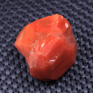 天然原矿保山南红玛瑙柿子红滴水洞冰飘南红原石手把件毛料101g