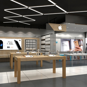 手机综合卖场装修设计 通讯运营商形象店效果图方案 手机形象店