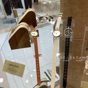 日本代购 ete 新款 精致通勤日系风牛皮表带女腕表手表