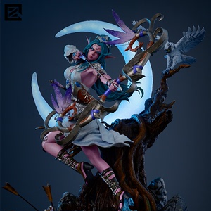 真奇实验室 蜉蝣工作室 魔兽世界 大祭司 泰兰德 泰奶奶 gk雕像