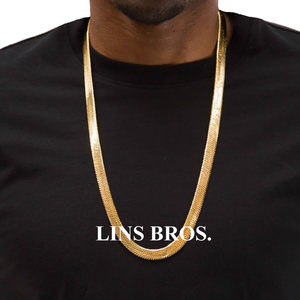 tupac 2pac同款项链 asap rocky高品质嘻哈新说唱蛇骨链 林氏兄弟