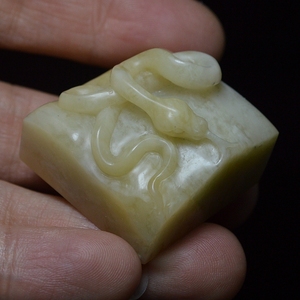 石致轩寿山石老性大山石生肖蛇印章名字书法手工加工篆刻印钮6595