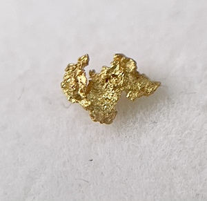 自然金gold原石金子晶体标本 矿物收藏耳钉耳坠diy原料宝石狗头金