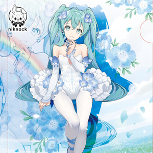 初音未来miku 粉蝶花精灵 连身芭蕾裙cosplay女服装