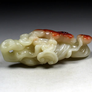 红寿山石芙蓉石把件