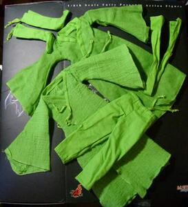 1/6模型 dml 中国古代古装电影《英雄》飞雪绿色秦朝 女服套装