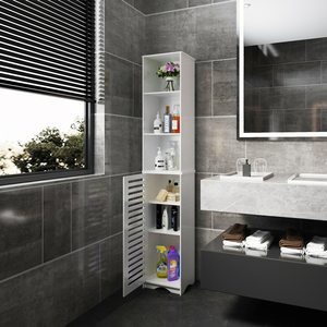 卫生间置物柜马桶洗漱台侧边柜子浴室洗手间厕所洗澡间收纳架落地