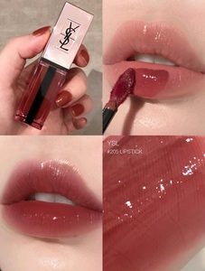 ysl/圣罗兰 唇釉 _ 夏日必买ysl圣罗兰粉金唇釉202/203/205/207/213