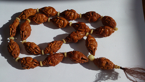 橄榄核雕刻 骑兽十八罗汉 杨晓明本工