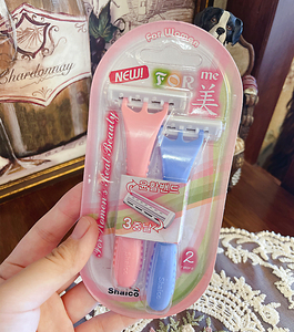 韩国进口3层刀片美腋毛私处腋下女士专用刮毛刀剃剃须刀剃毛阴毛2