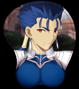 3d立体动漫鼠标垫  胸肌鼠标垫 腐女 fate grand order 库丘林