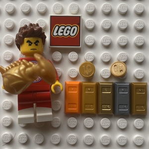 乐高lego 99563 金砖 恐龙 美元 金锭 62404宝石6207933金币 配件