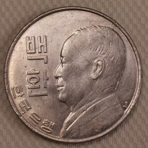 韩国4292李承晚1959年100元环硬币钱币南朝鲜非4294檀君ngc亚洲