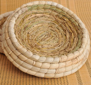 鸟窝草编草窝编织